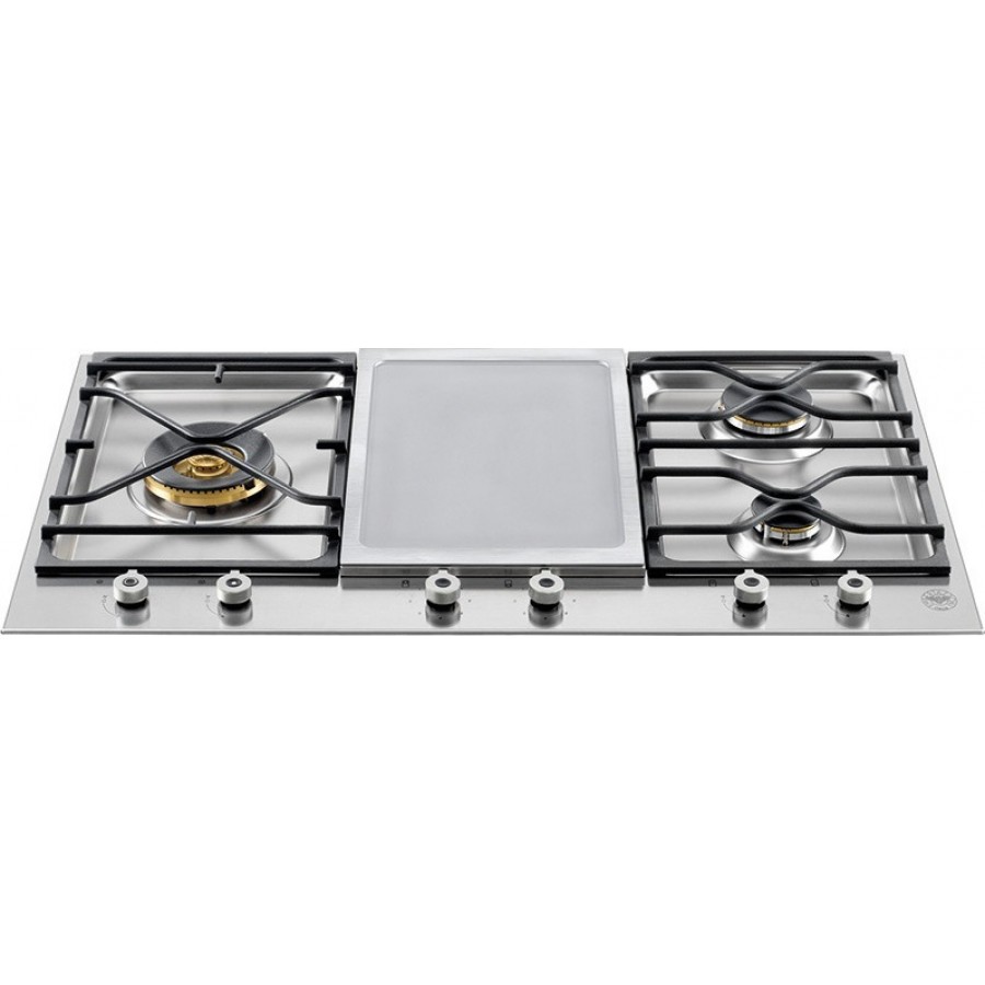 Bertazzoni PM36 3 0GX Εστία Αερίου Αυτόνομη 86x50cm Inox Bertazzoni PM36 3 0GX Εστία Αερίου Αυτόνομη 86x50cm Inox